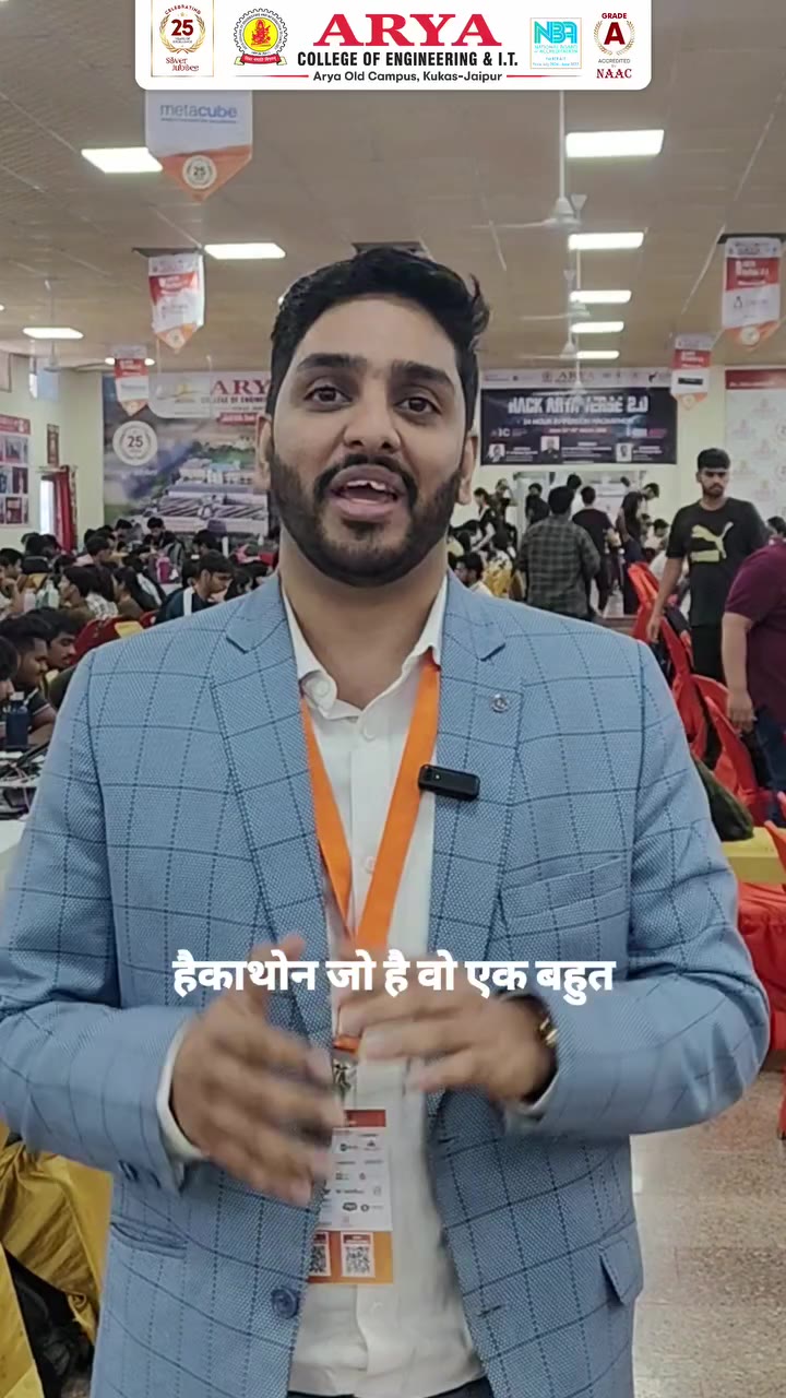 Arya College alumni feature: Mohit Sharma at Hack Arya Verse